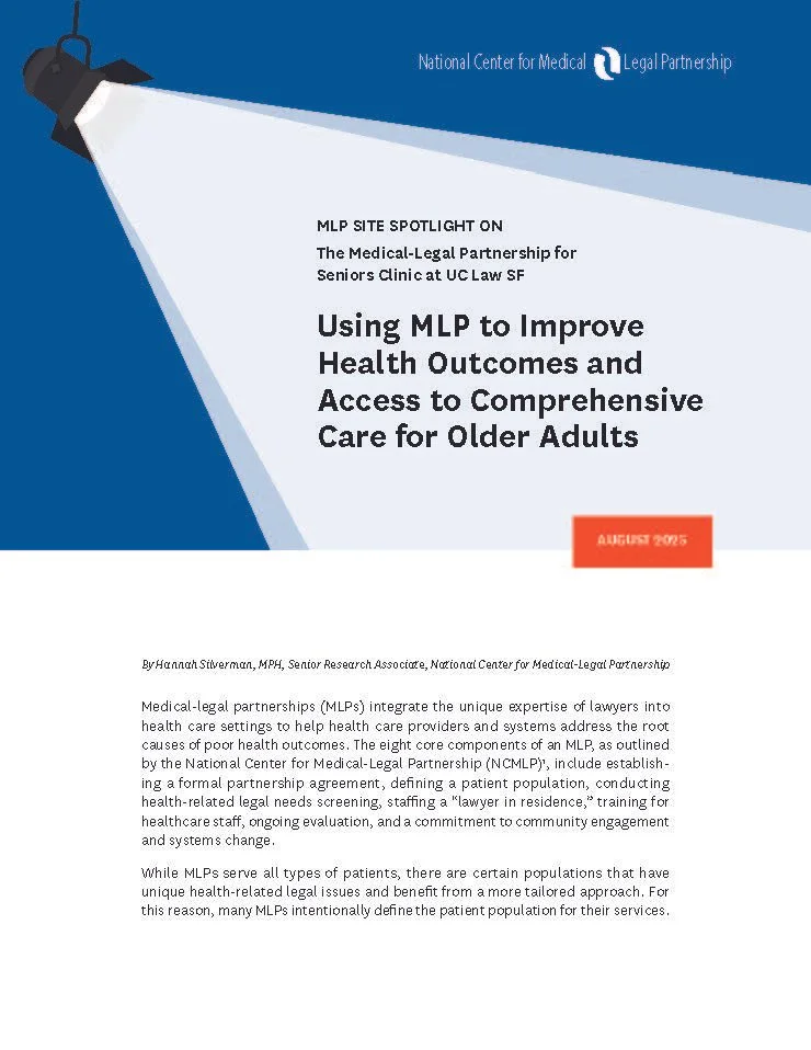 Using MLP to Improve Health Outcomes and Access to Comprehensive Care for Older Adults