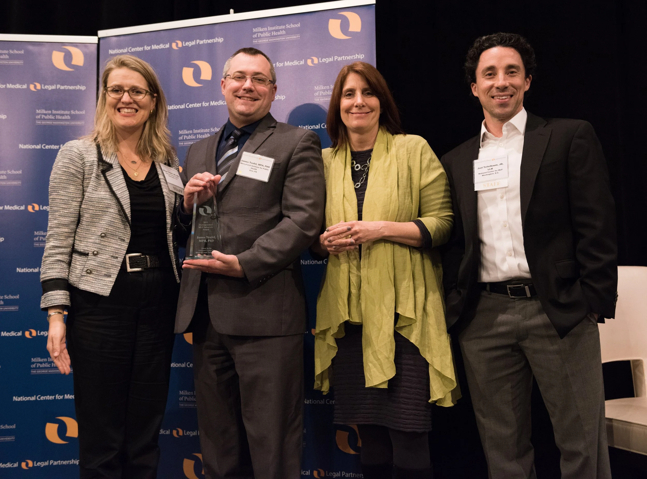 MLP Distinguished Advocate Award winner James Teufel.