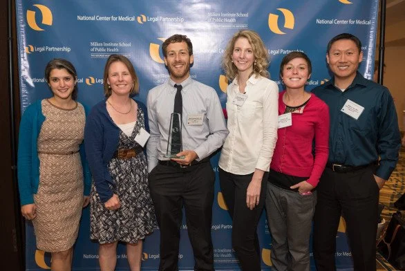 MLP Distinguished Advocate Award winner Matt VanWormer with colleagues from his MLP.