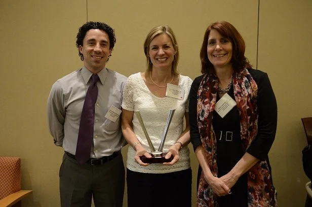 Liz Tobin Tyler accepting a 2013 MLP Award