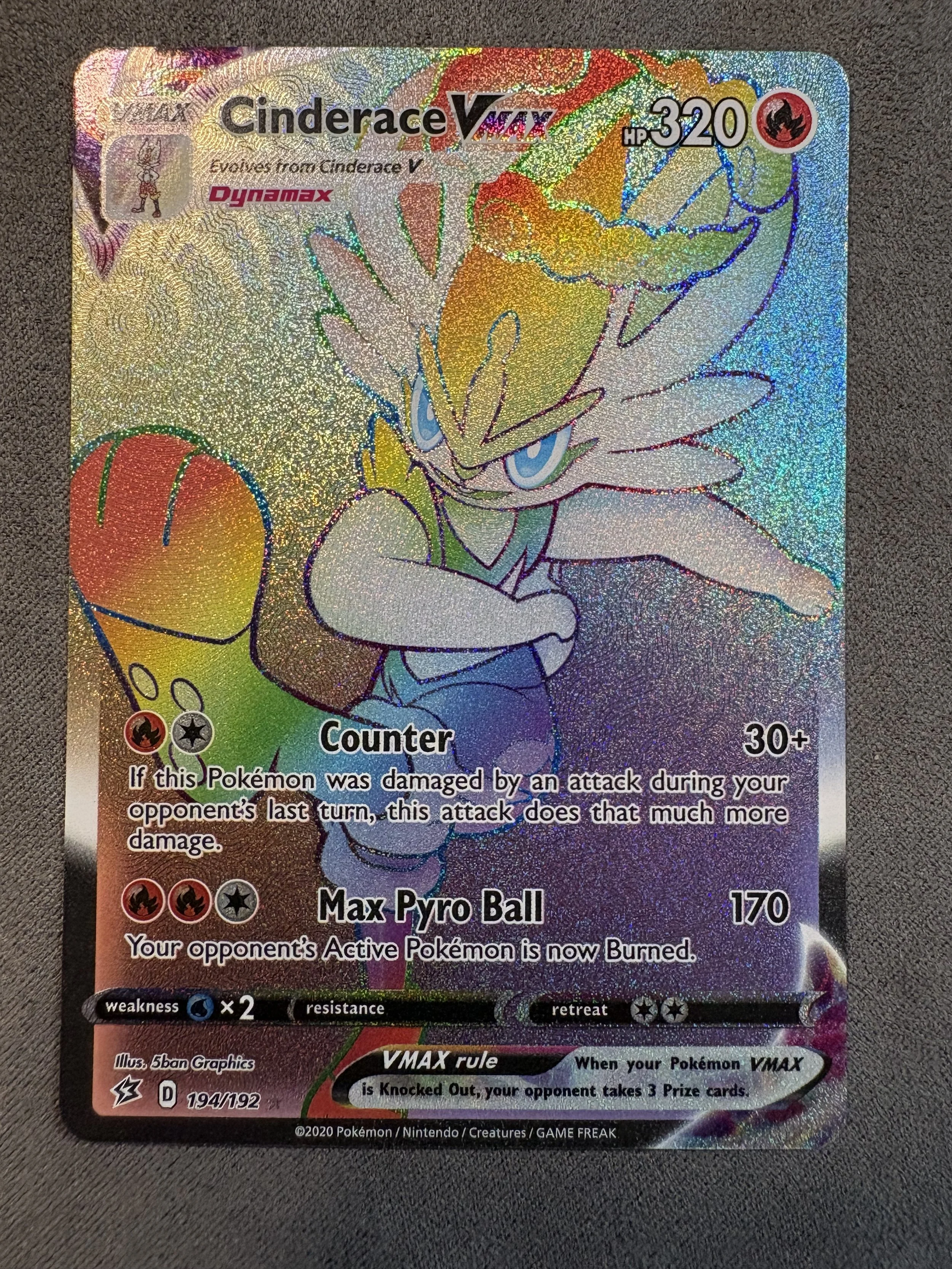 CINDERACE VMAX (SECRET RARE)