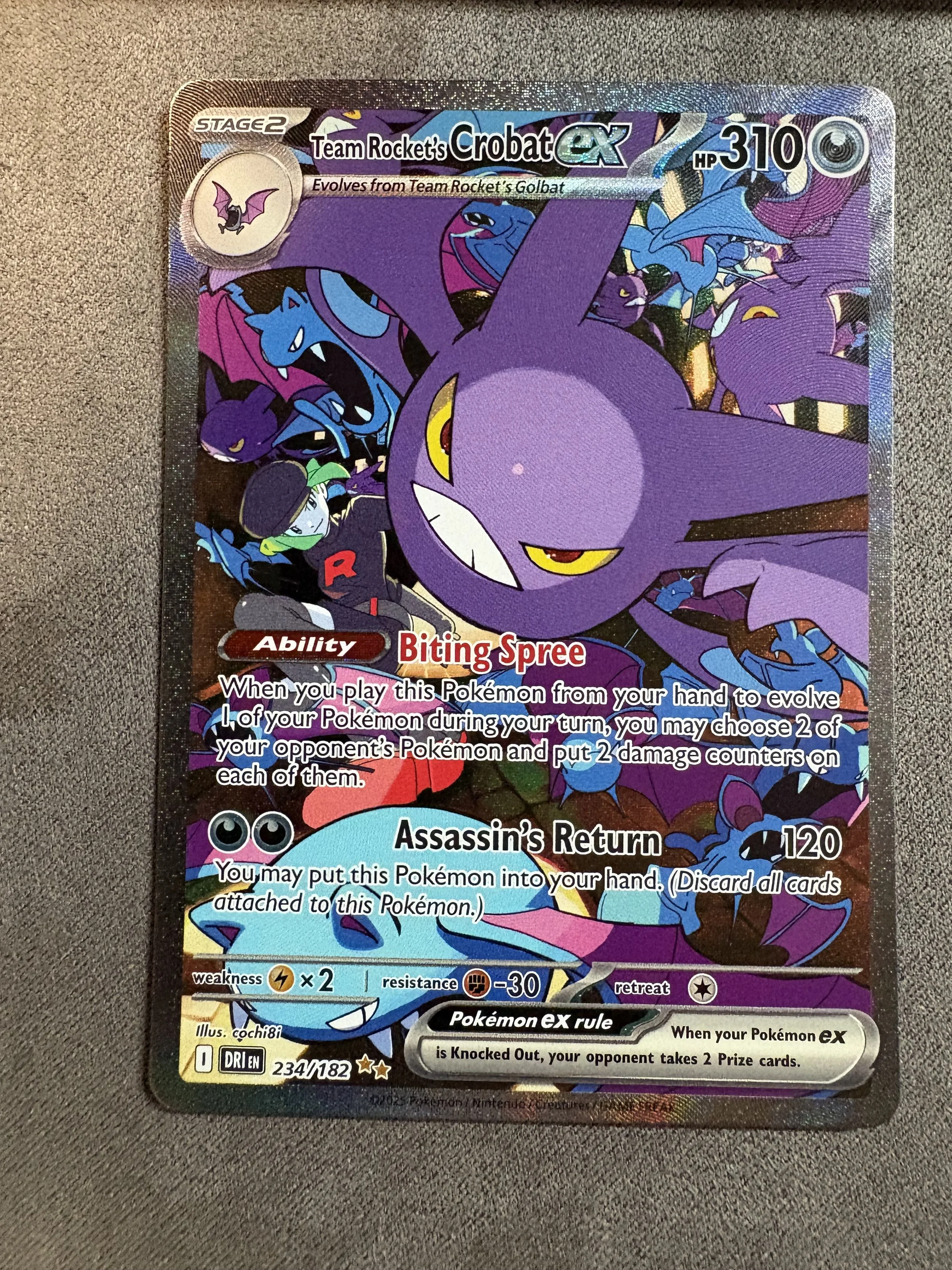 TEAM ROCKETS CROBAT EX (SIR)