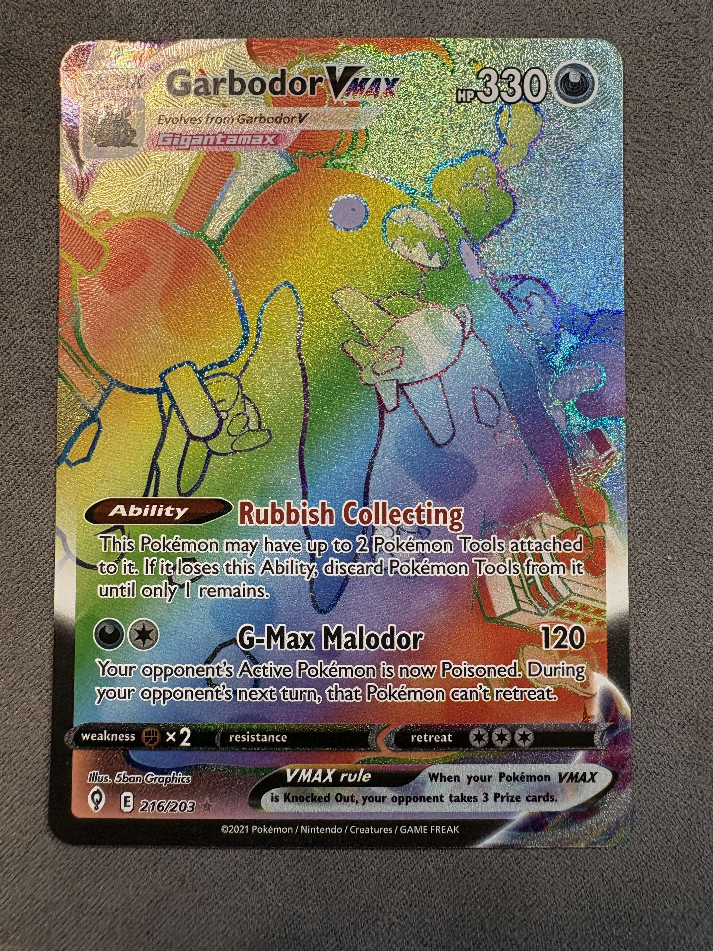 GARBODOR VMAX (SECRET RARE)