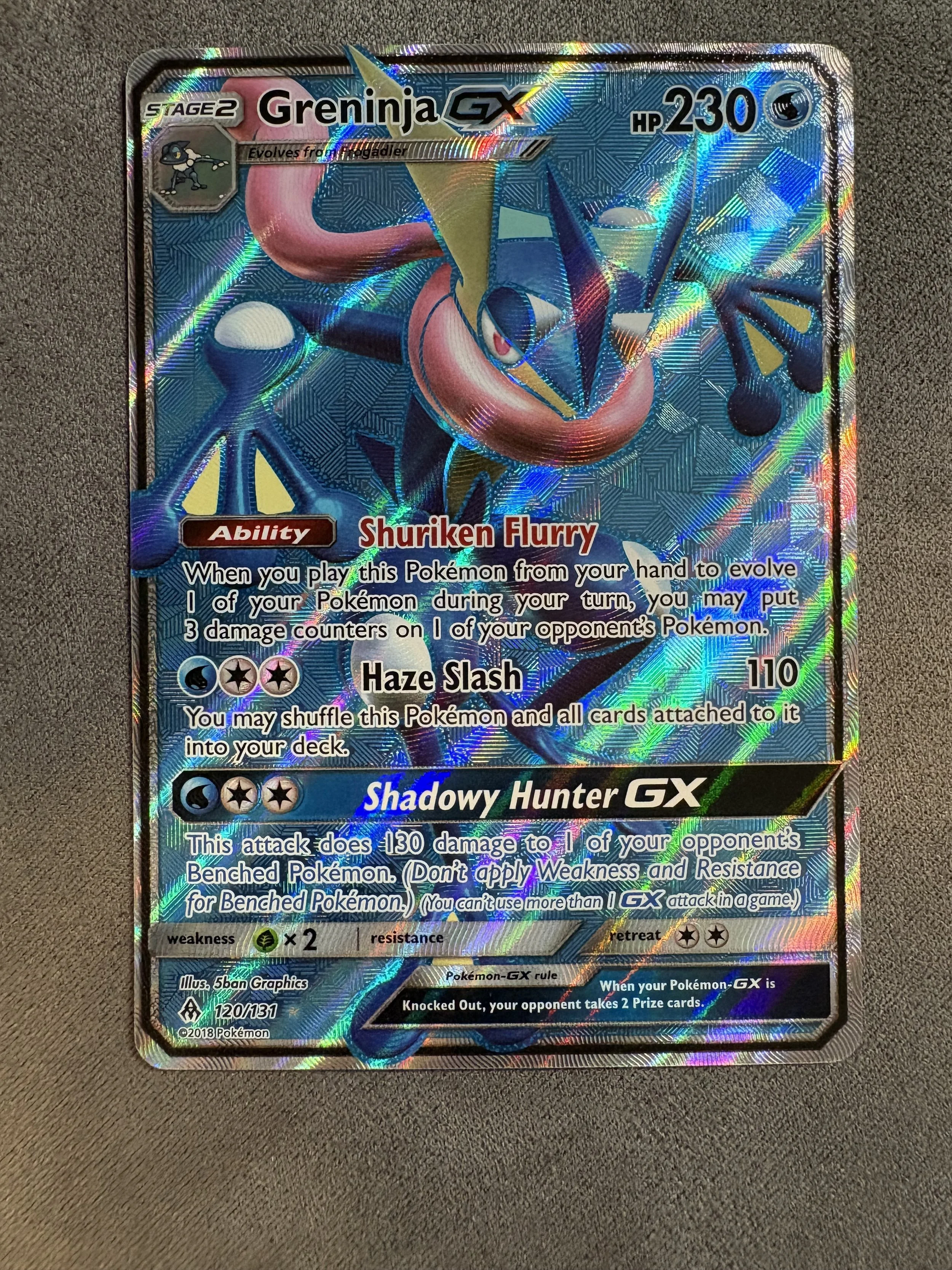 GRENINJA GX (FULL ART) ULTRA RARE