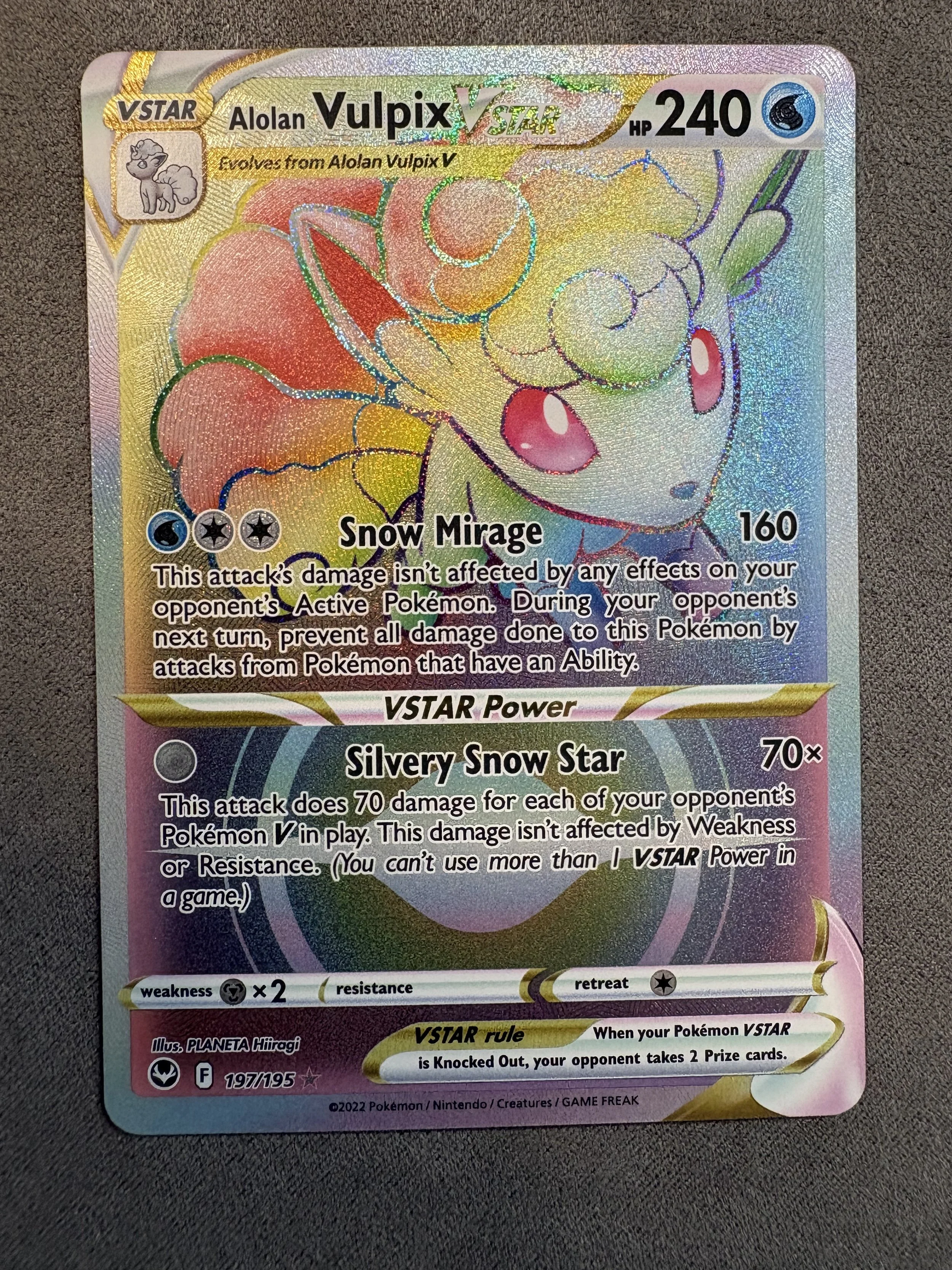 ALOLAN VULPIX VSTAR (SECRET RARE)