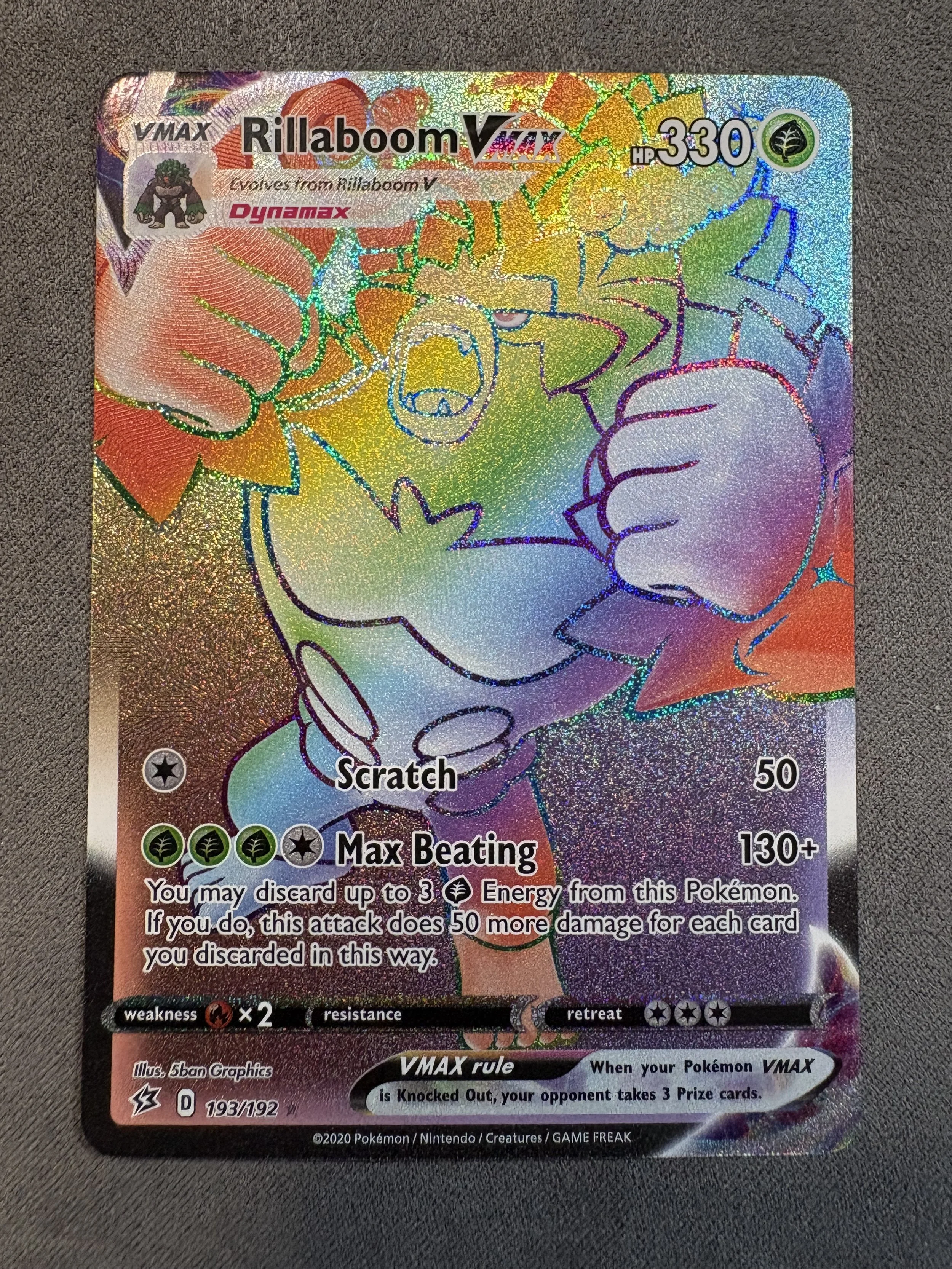RILLABOOM VMAX (SECRET RARE)