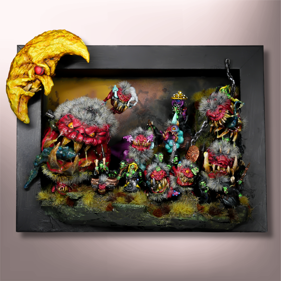 'Bad Moon Rising' - Framed Diorama