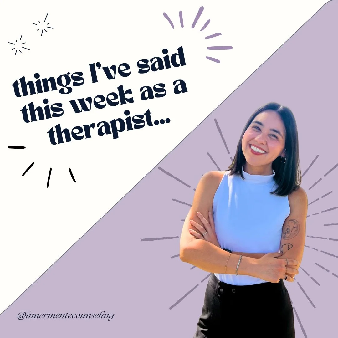 Things I said this week as a therapist:

&ldquo;Just because you&rsquo;re neurospicy doesn&rsquo;t mean there&rsquo;s anything wrong with you.&rdquo;

So many people spend years believing they&rsquo;re failing because they can&rsquo;t do things the w