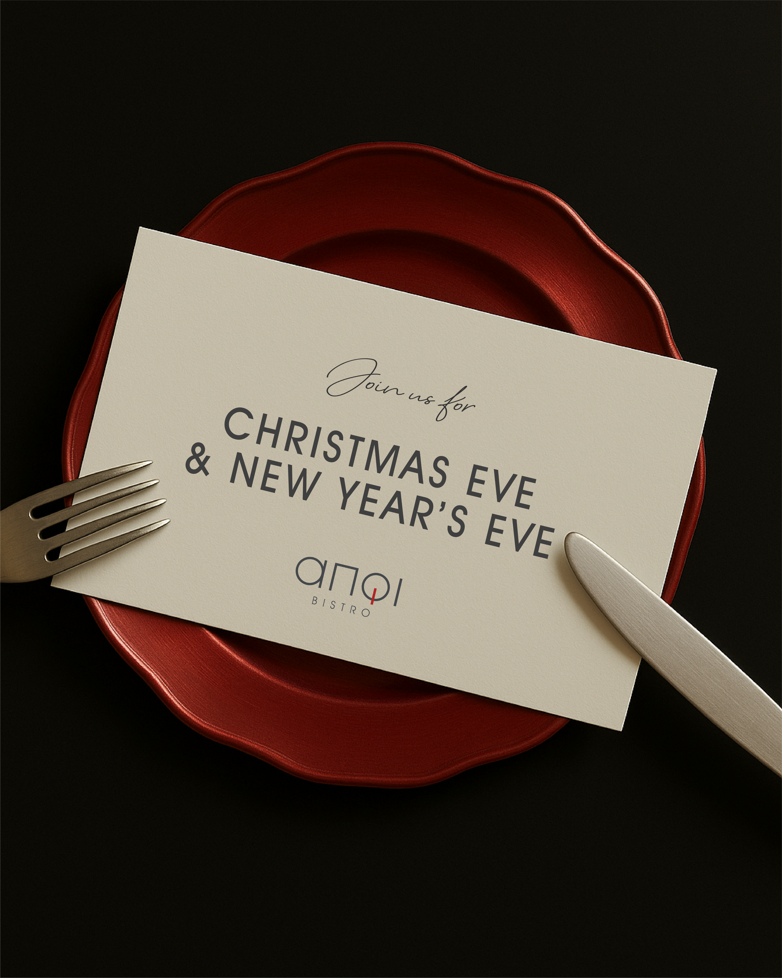 Join us for Christmas Eve & New Year's Eve