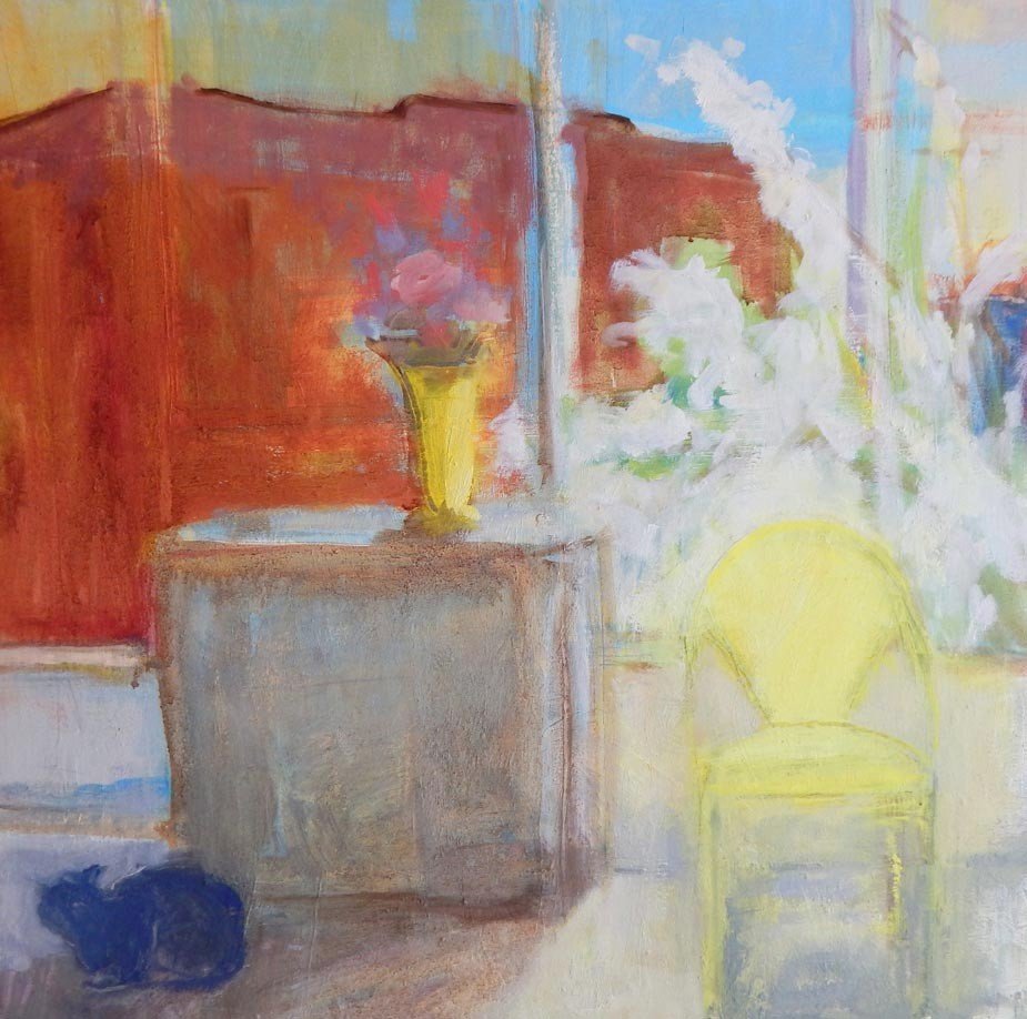 East Harrison Street oil on canvas 24" x 24" 2012