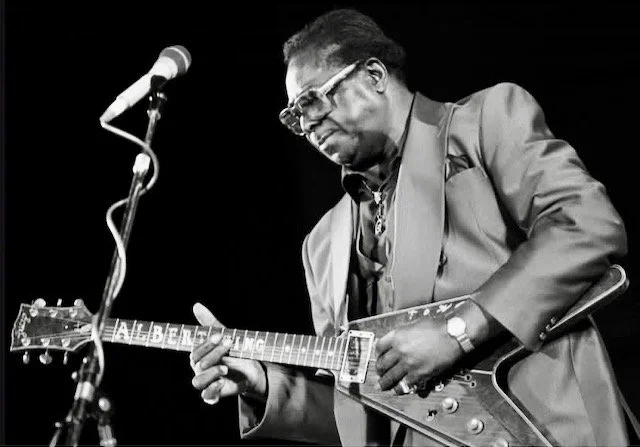 "Albert King... on his 100th birthday."