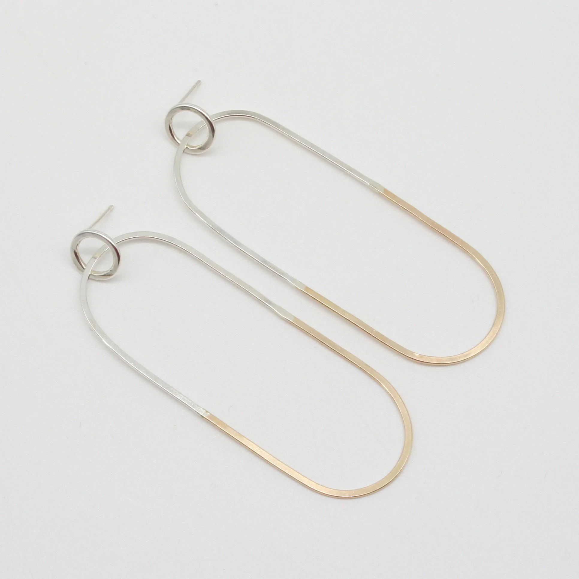 Gold and eco silver oval hoops Vicky Jones.JPG