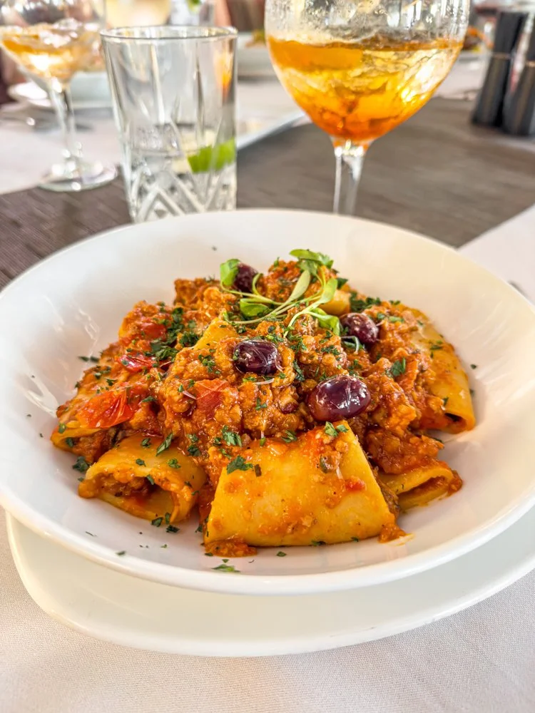 Italian Sausage Paccheri at Canaletto