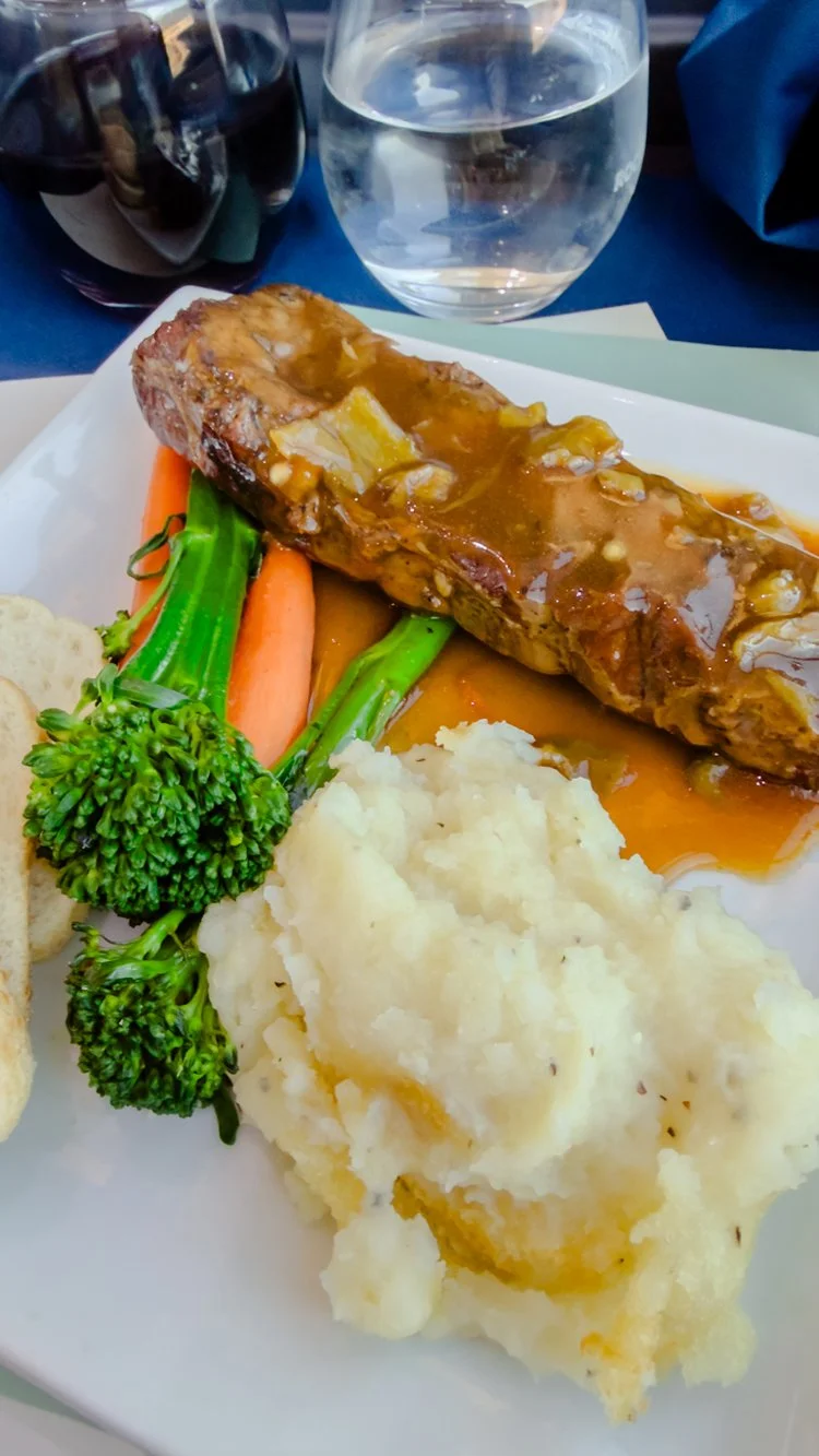 Canyon Spirit Food - Short Ribs, Mashed Potatoes, and Veggies