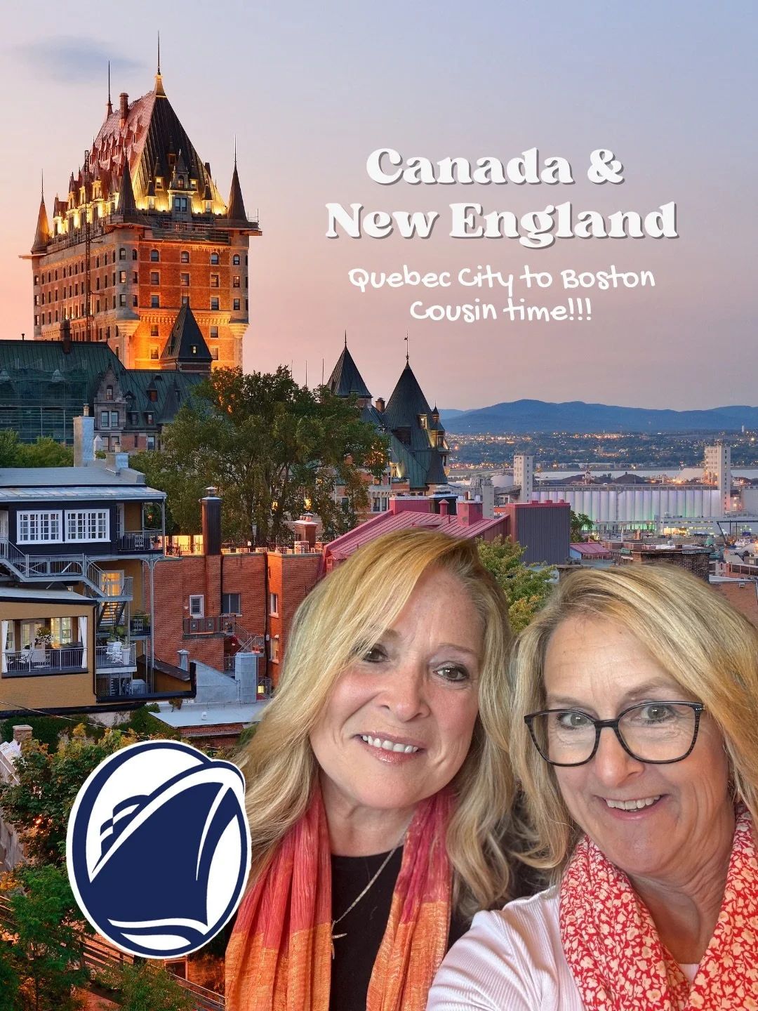 Looking back on this cruise, I&rsquo;m reminded of why I love this part of the world so much. On this gifted @hollandamericaline Canada &amp; New England cruise, my cousin Tam and I started in beautiful Quebec City, wandered through Charlottetown&rsq
