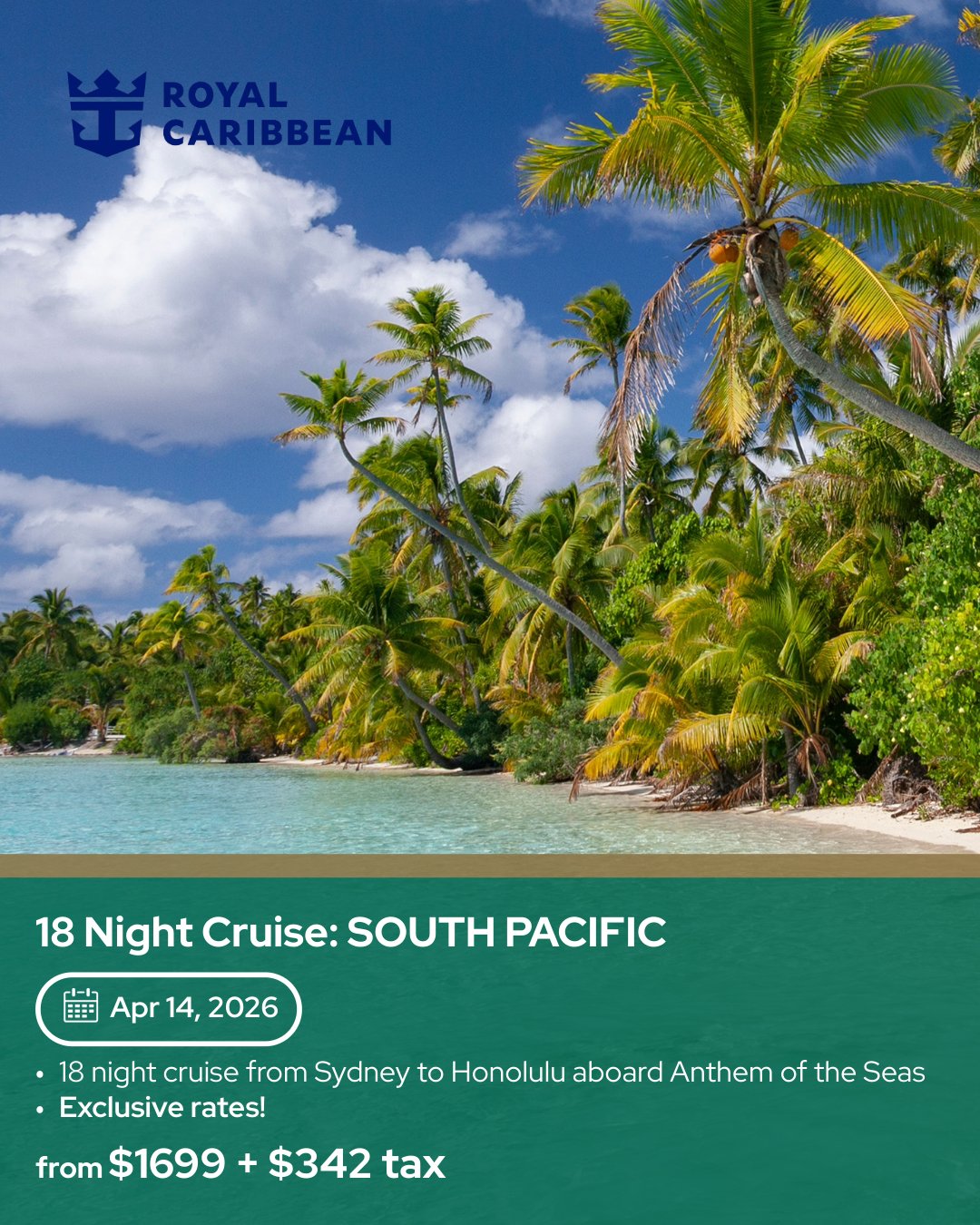 18-Night Cruise: South Pacific