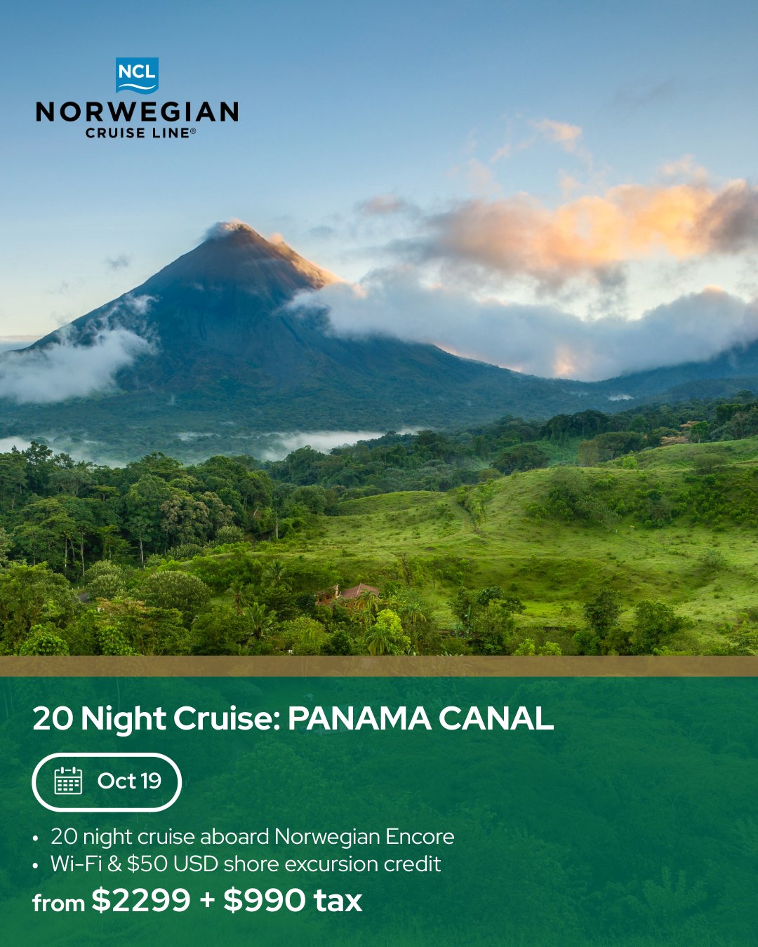 20-Night Cruise: Panama Canal