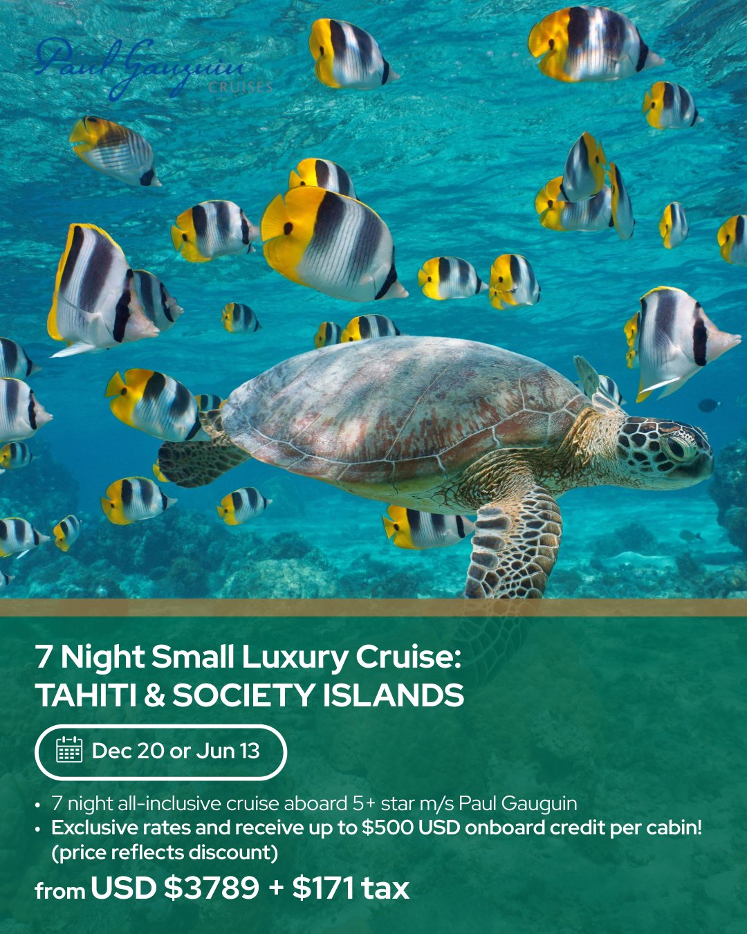 7-Night Small Luxury Cruise: Tahiti & Society Islands