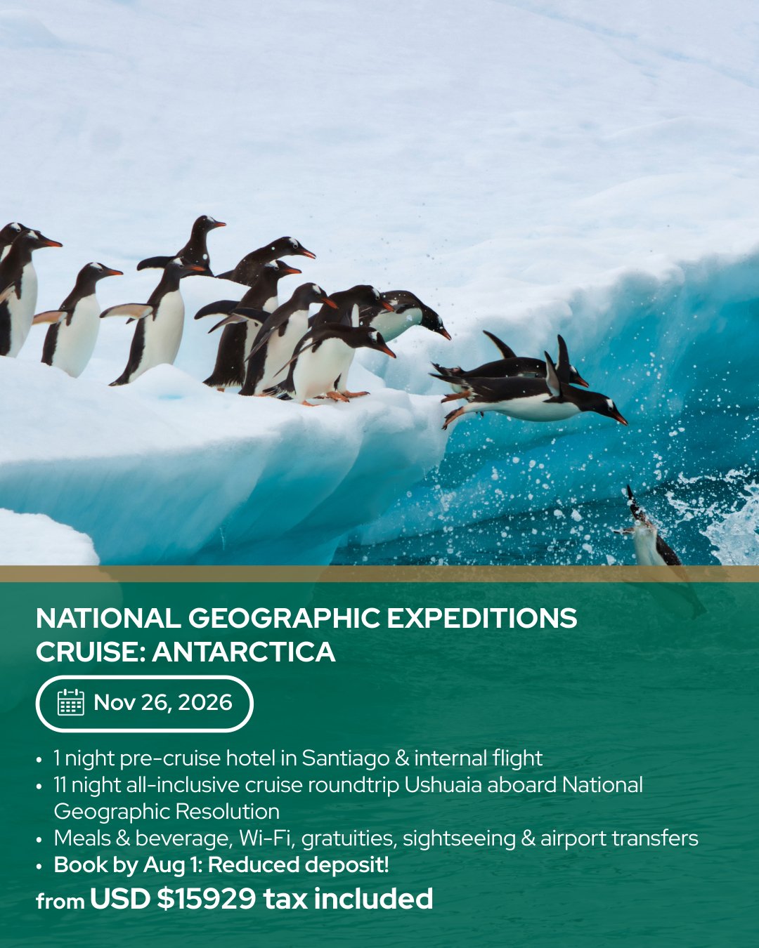 National Geographic Expeditions Cruise: Antarctica