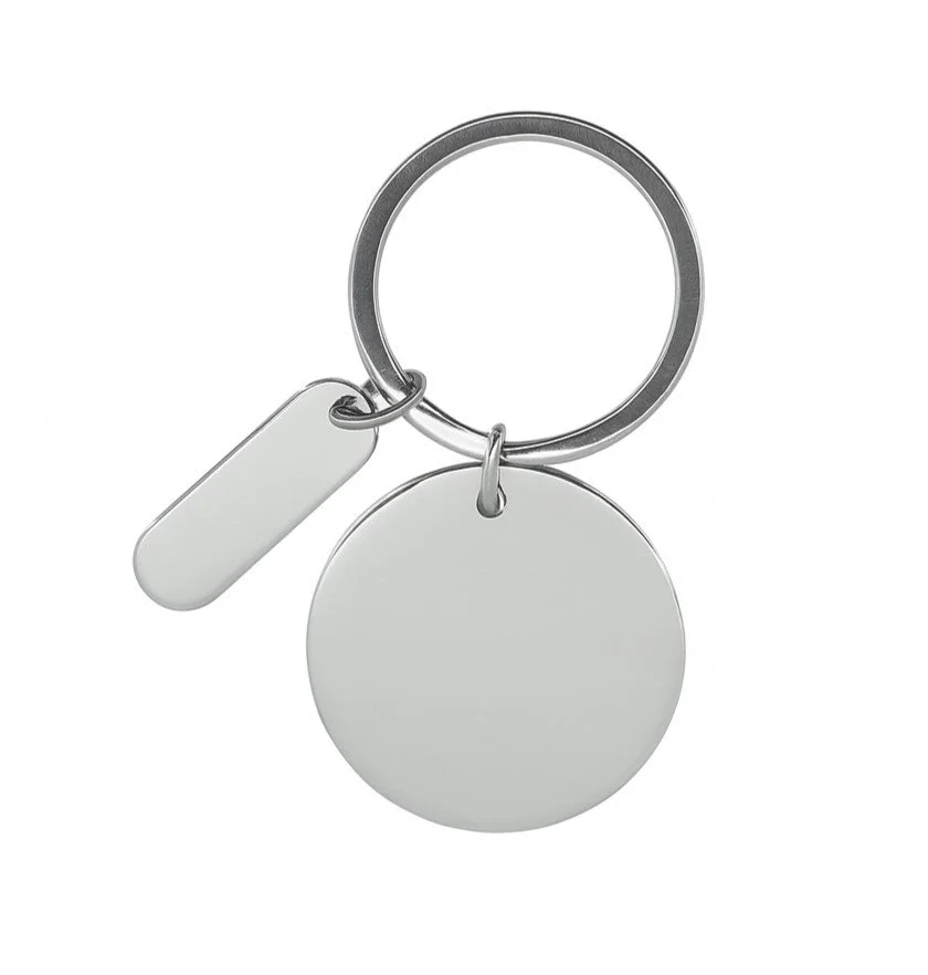 Stainless Steel Engravable Keychain