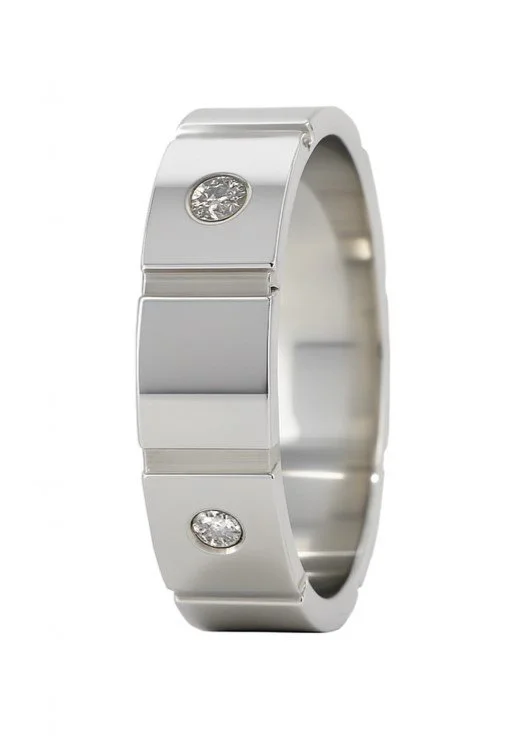 Stainless Steel Pavé Set CZ Eternity Band