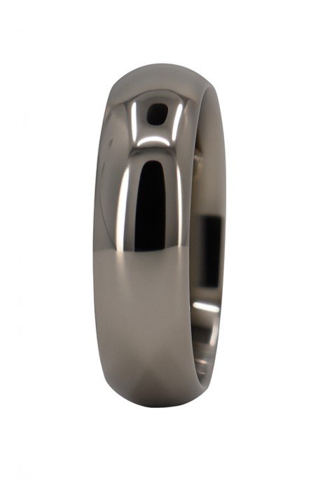 Titanium 6mm High Polish Band
