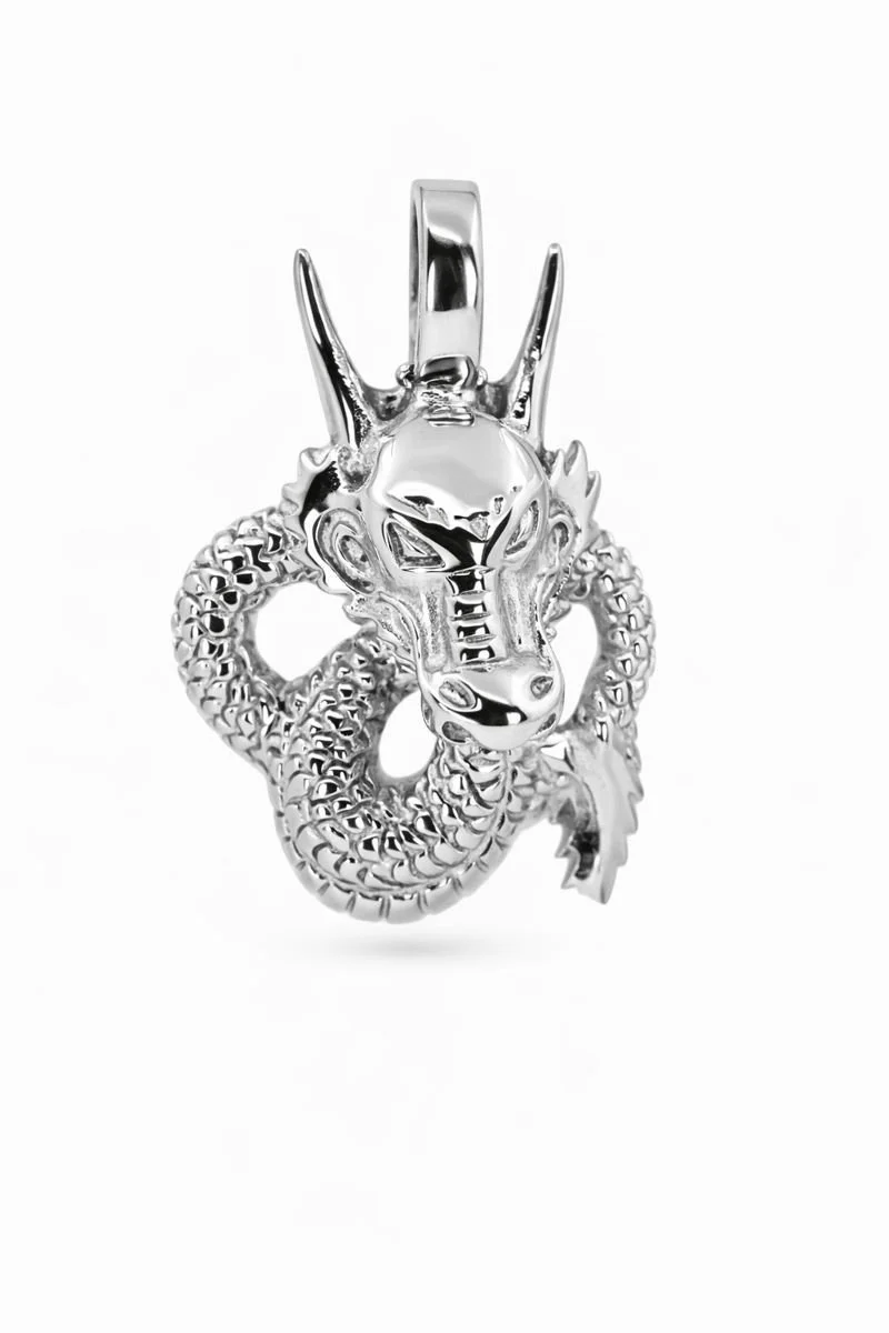 Stainless Steel Dragon Pendant