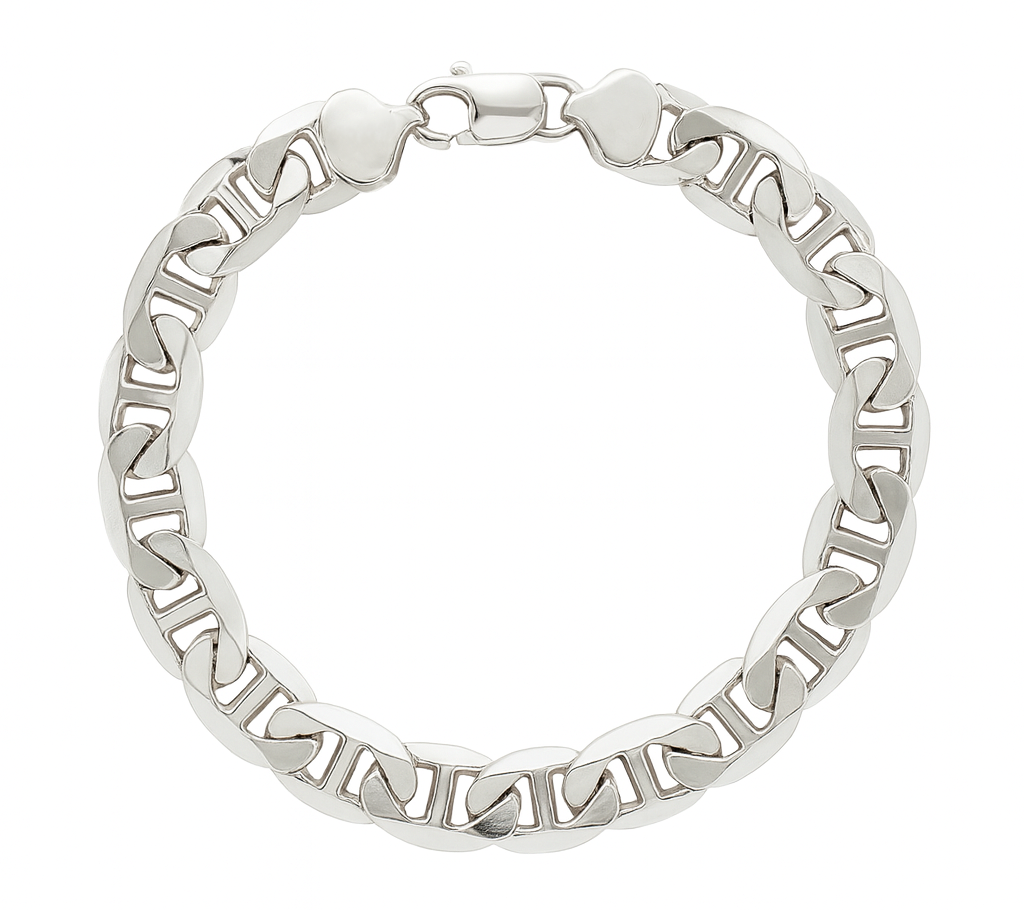 Sterling Silver Gucci Link Bracelet