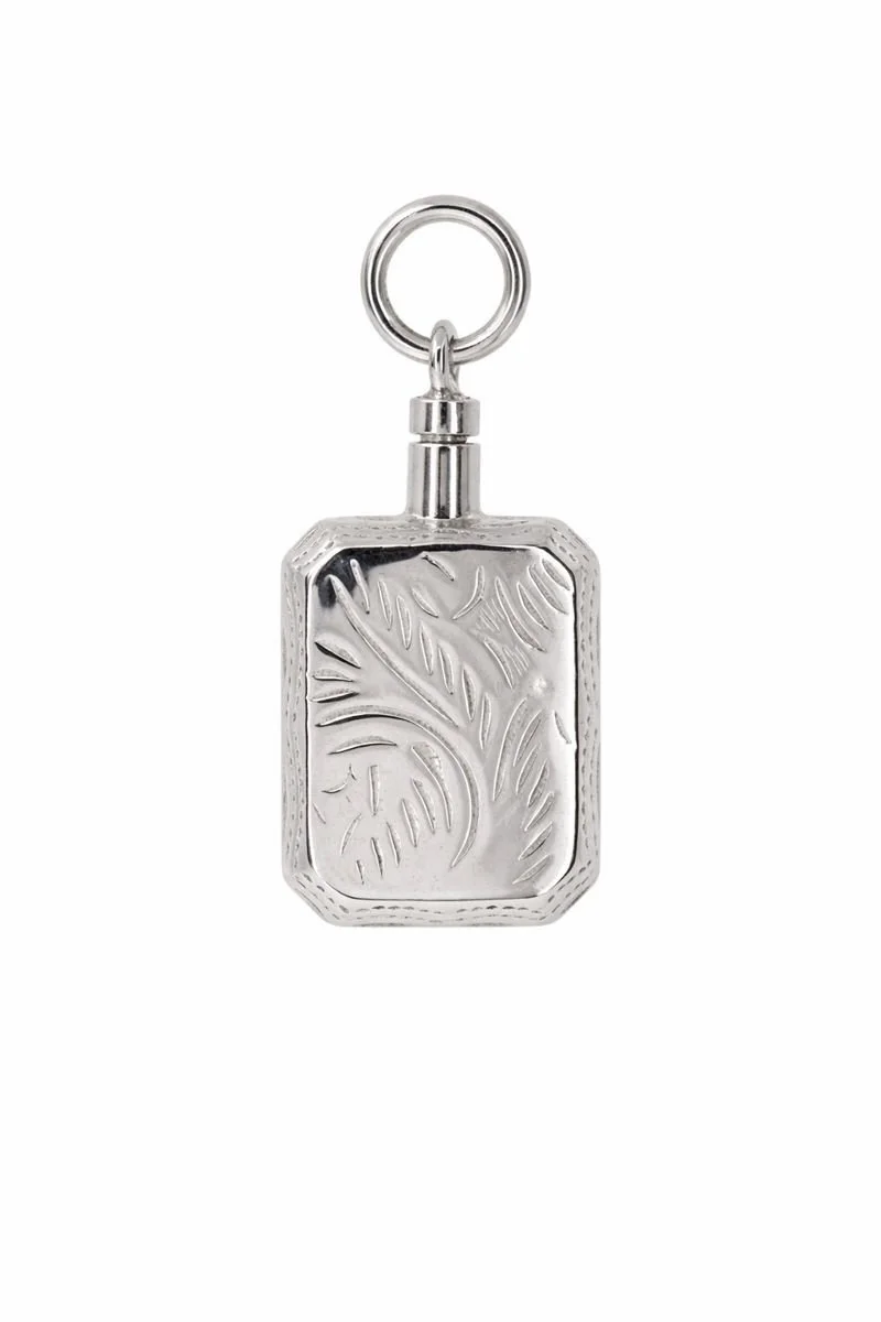 Sterling Silver Decorative Ash Holder Pendant
