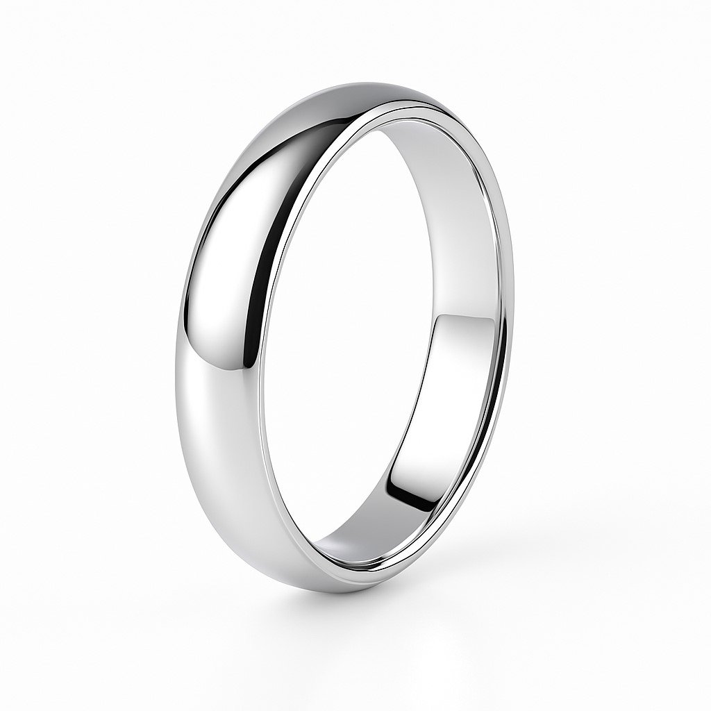 Sterling Silver High Polish Band Ring
