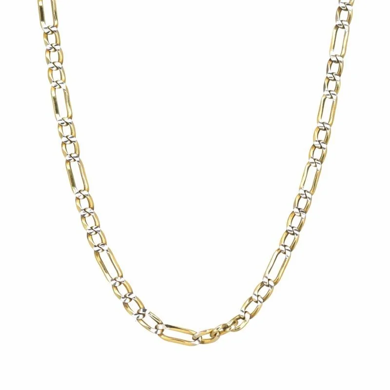 14K Gold Plated Figaro Link 1.5mm Chain