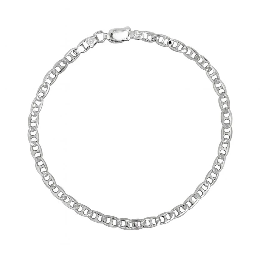 Sterling Silver 8" Gucci Link Bracelet