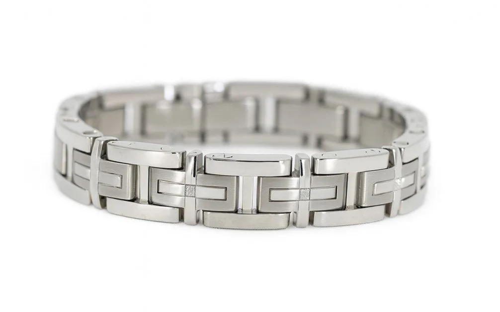 Stainless Steel Diamond Bracelet
