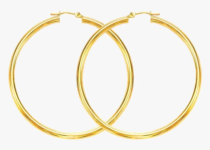 14K Gold-Plated Hoop Earrings