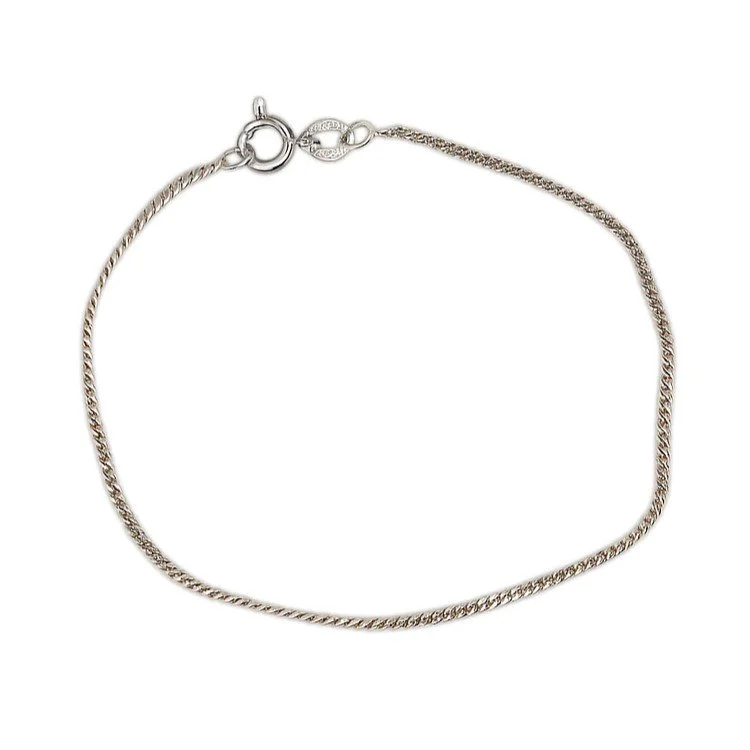 Sterling Silver 7" 1.50mm Curb Link Bracelet