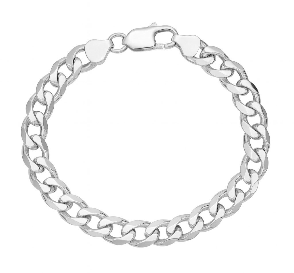 Sterling Silver Curb Link Bracelet