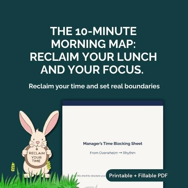 How Do I Protect My Time as a Manager?
