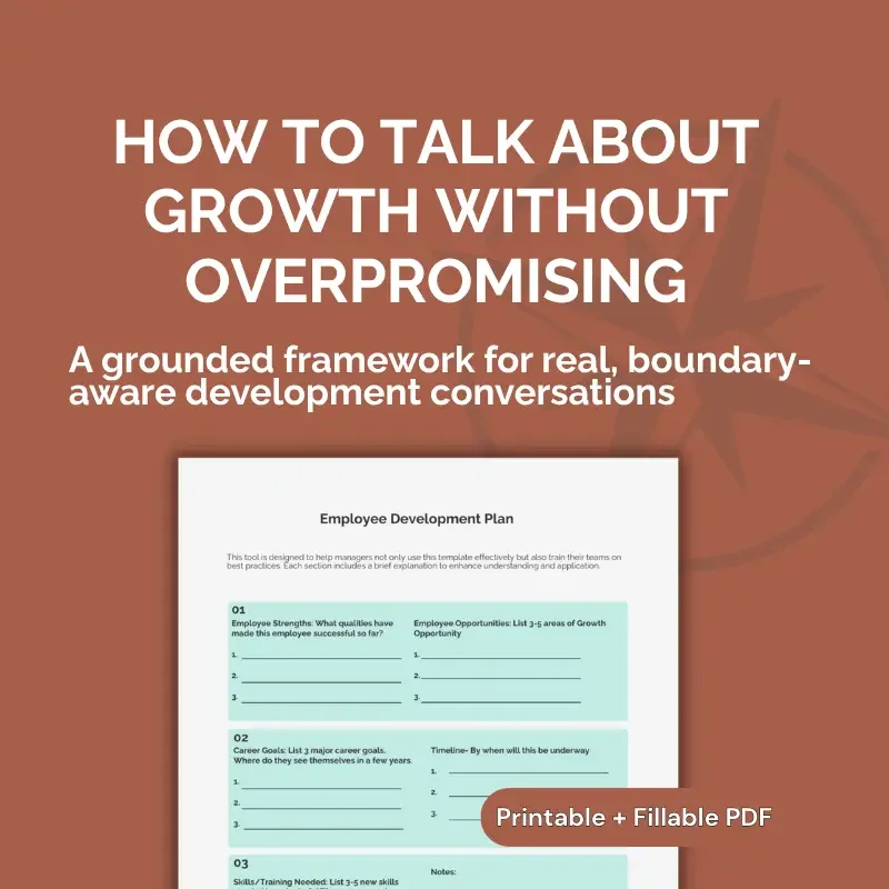How Do I Support Growth Without Becoming Responsible for It?