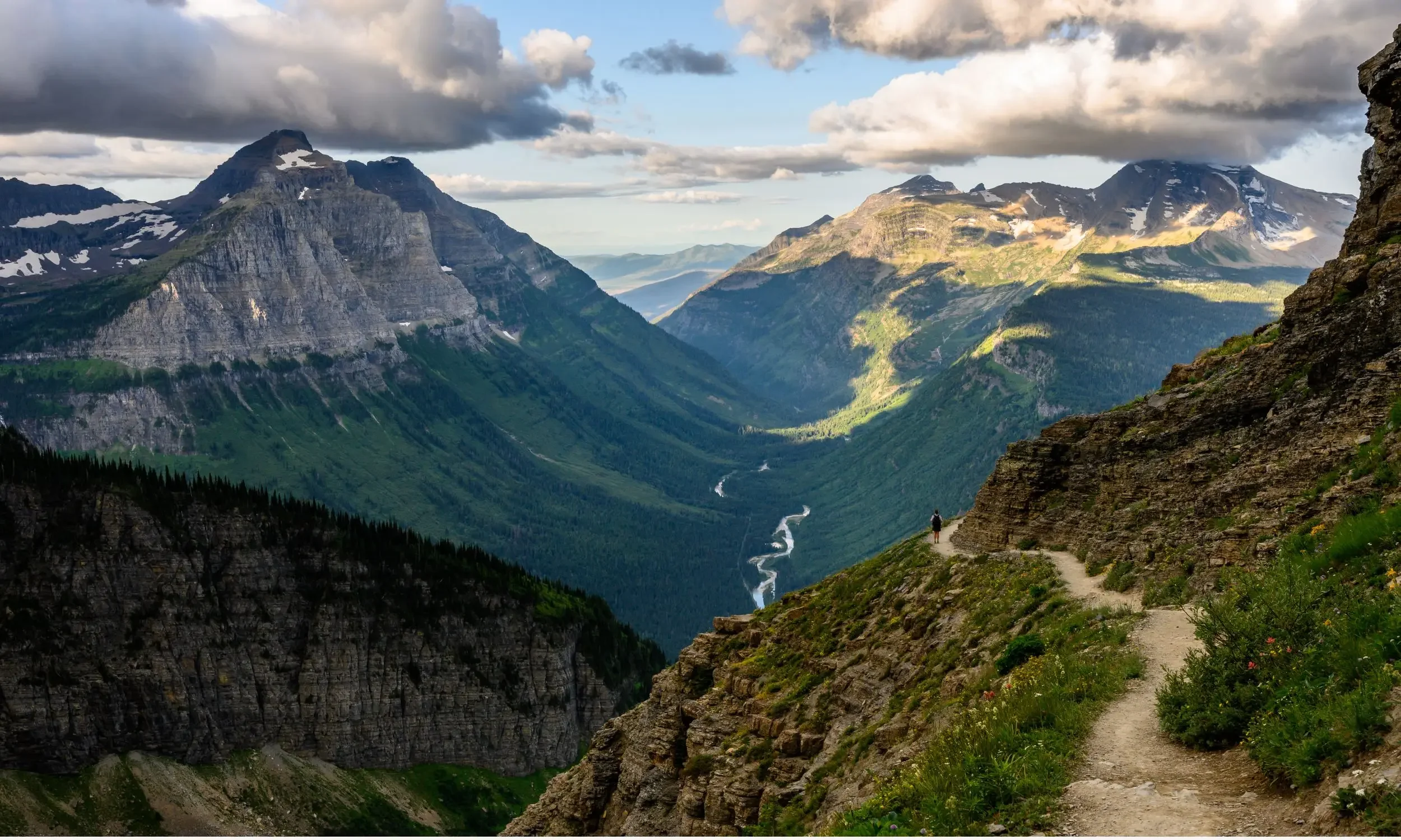 Trail to a summit