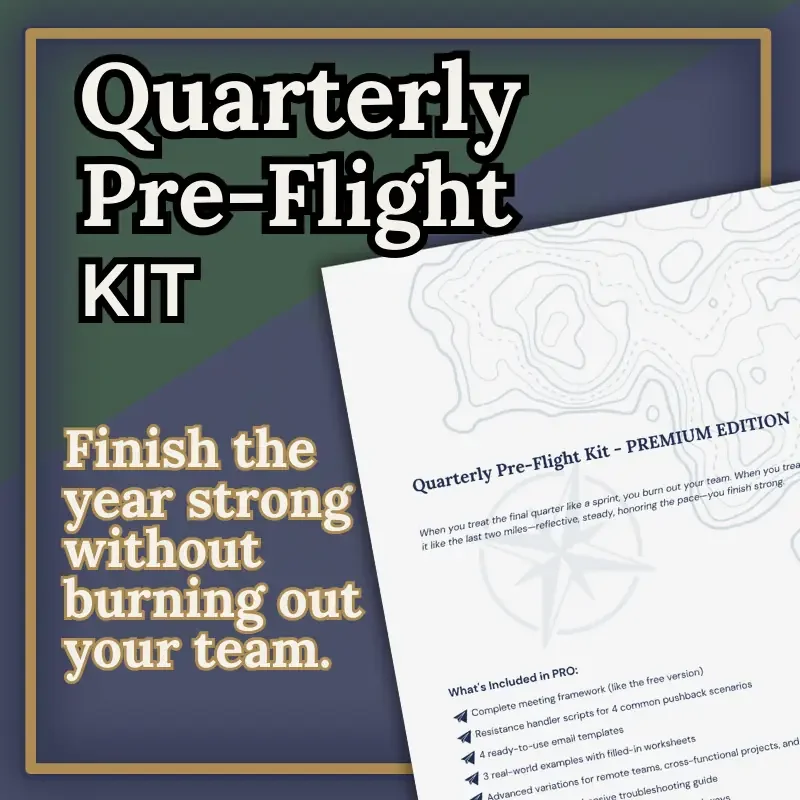 Quarterly Pre-Flight Kit