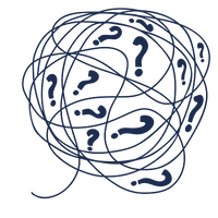 A hand-drawn scribble icon representing the complexity and friction of modern leadership challenges that Leadership Cartography helps to navigate.