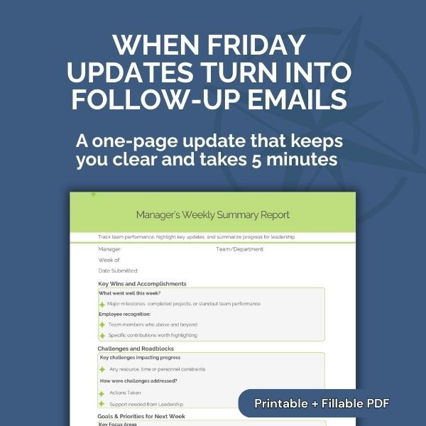 How Do I Report Up Without Sounding Lost?