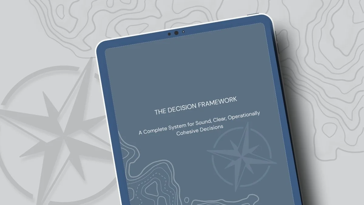 Pro Edition – The Decision Framework card: complete 15-part decision-making system for managers
