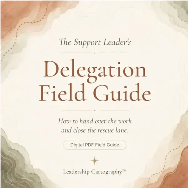 The Support Leader’s Delegation Field Guide