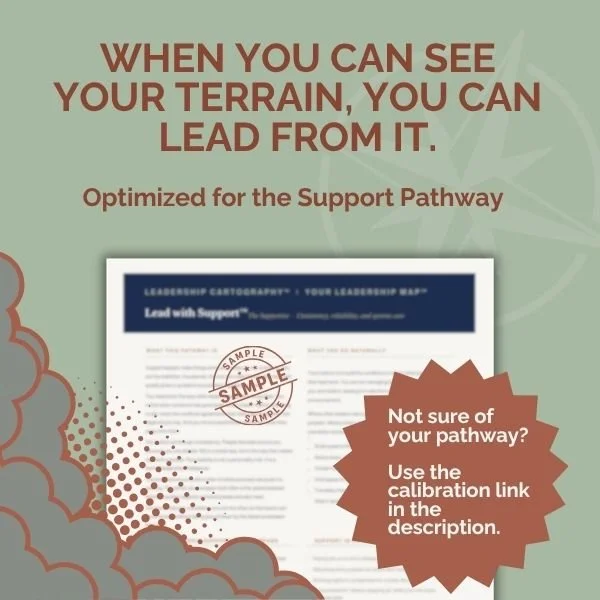 Leadership Cartography Terrain Snapshot (Support)