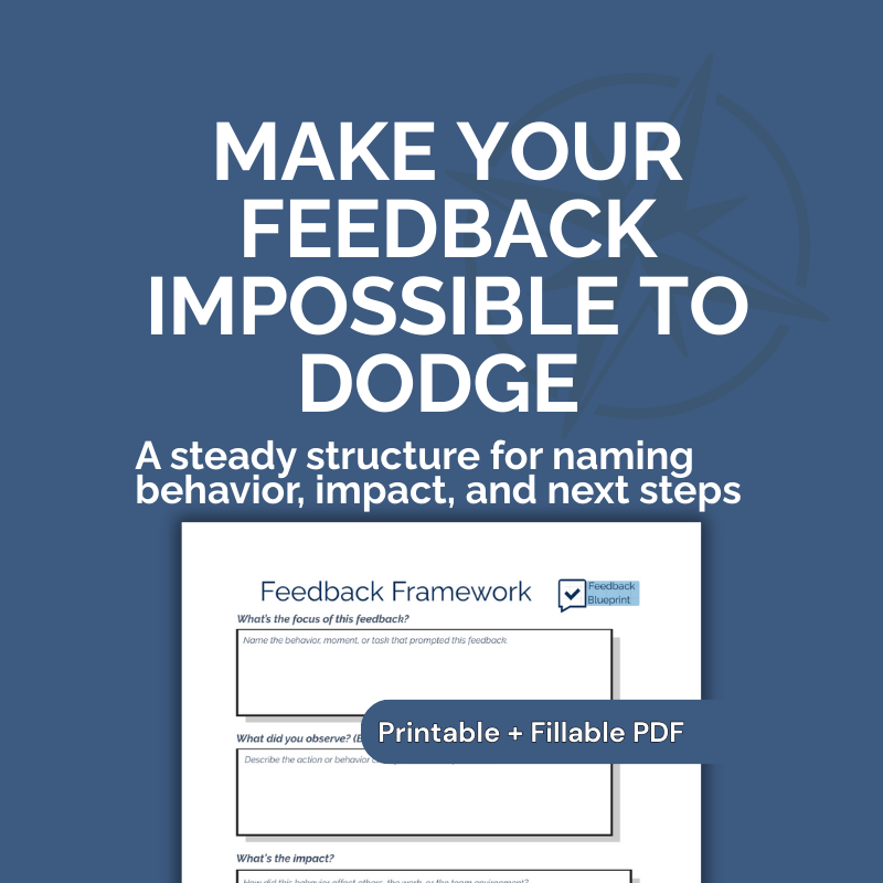 Feedback Blueprint PDF Product Available on Etsy