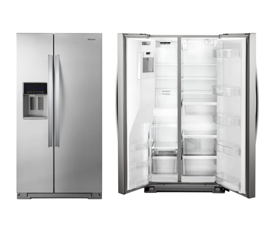 Optional - Option #13112 - Whirlpool® 36" Wide Counter Depth Side-By-Side Refrigerator - 21 cu. ft.