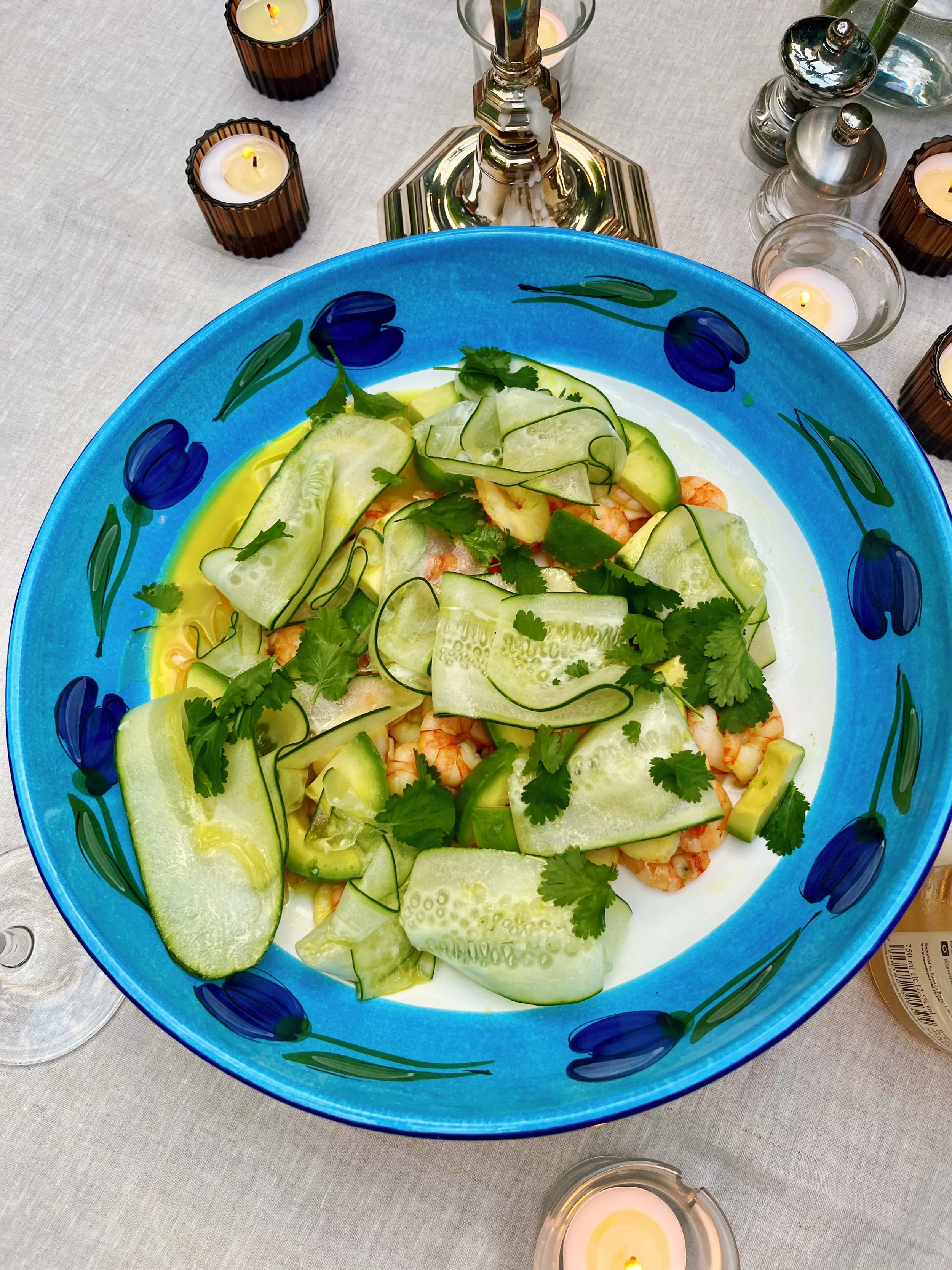 Curated seasonal menu at Colville Dialogues professional networking dinner.