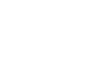 Silhouette of a cement mixer truck.