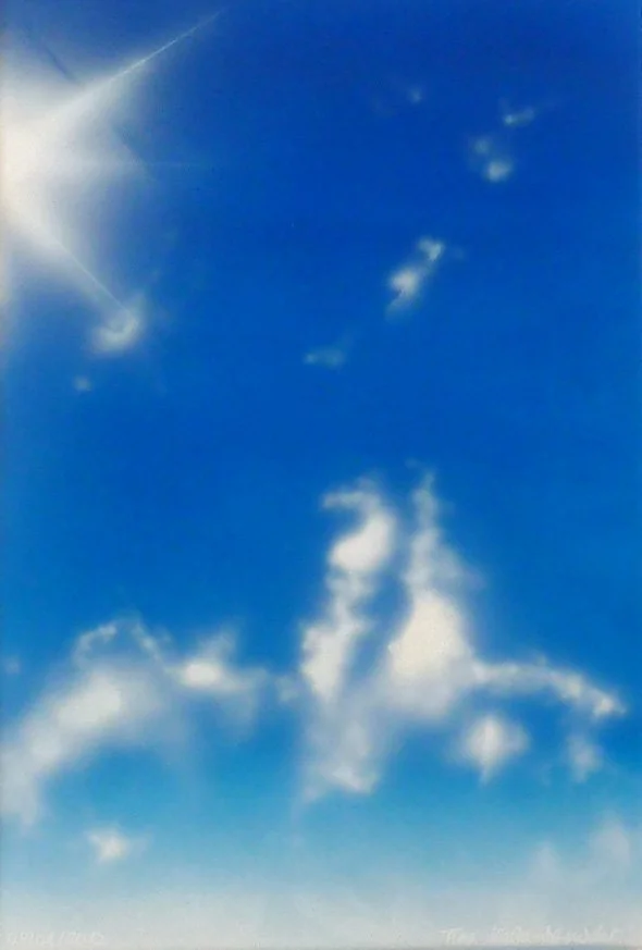Sonnenstrahlen * mit Rahmen 45 x 63 cm